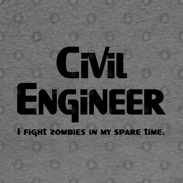 Civil Engineer Zombie Fighter by Barthol Graphics